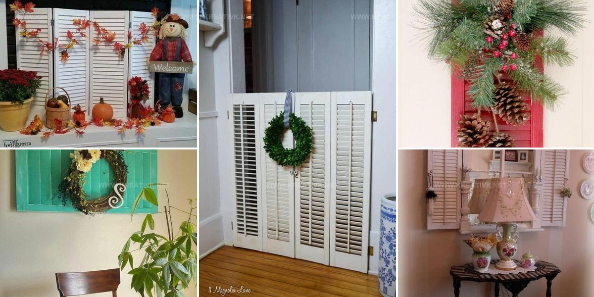 6908356 Old Shutter Reuse Ideas
