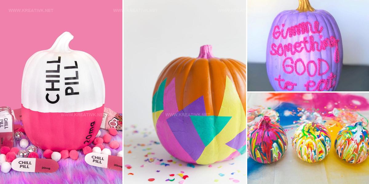 6307402 DIY Colorful Pumpkin Ideas