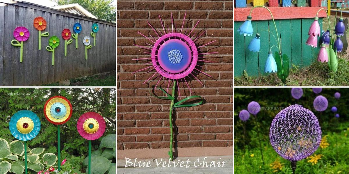 6168857 DIY Faux Garden Flower Ideas