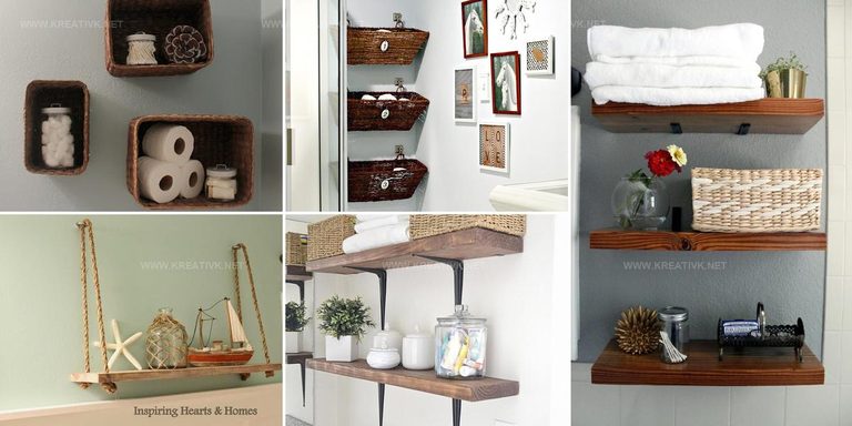 4169516 DIY Bathroom Shelf And Storage Ideas