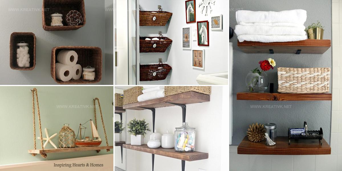 4169516 DIY Bathroom Shelf And Storage Ideas