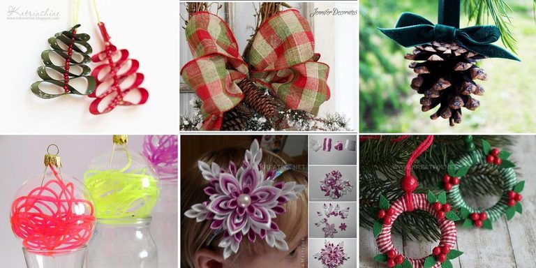 9985969 Christmas Ribbon DIY Ideas