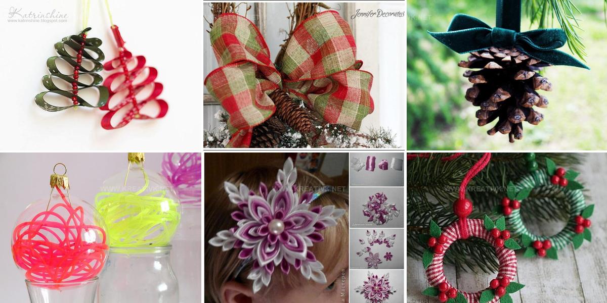 9985969 Christmas Ribbon DIY Ideas