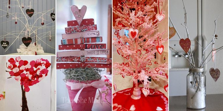 7250615 DIY Valentines Day Tree Ideas