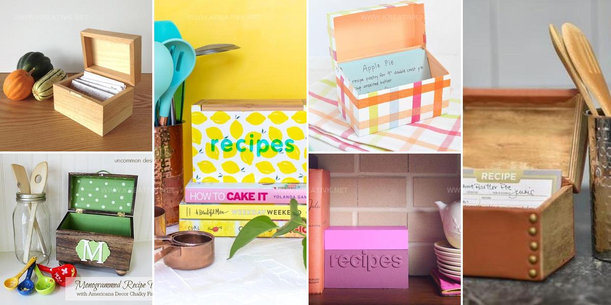 7301519 DIY Recipe Box Ideas