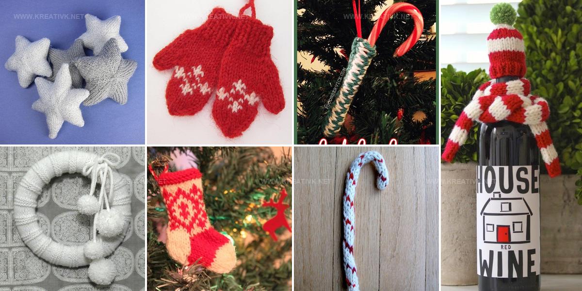 9931975 DIY Knitted Christmas Craft Ideas