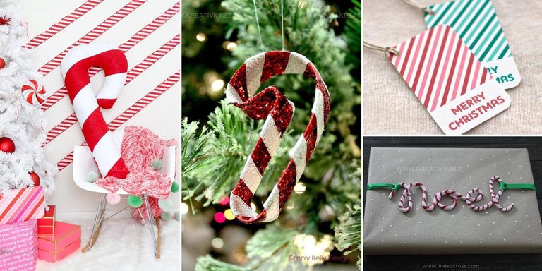 7908309 DIY Candy Cane Christmas Craft Ideas