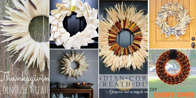 1253650 DIY Corn Wreath Ideas