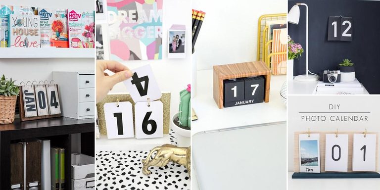 1148330 DIY Flip Calendar Ideas