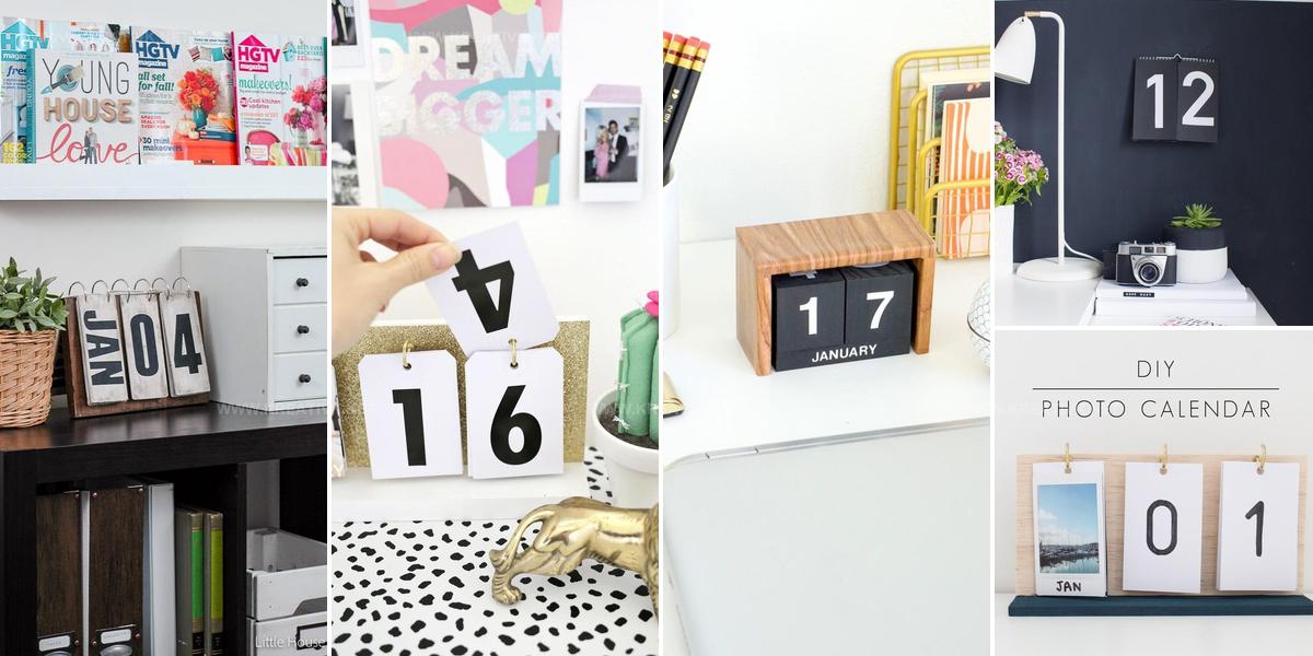 1148330 DIY Flip Calendar Ideas