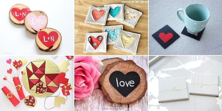 6613406 DIY Valentines Coaster Ideas