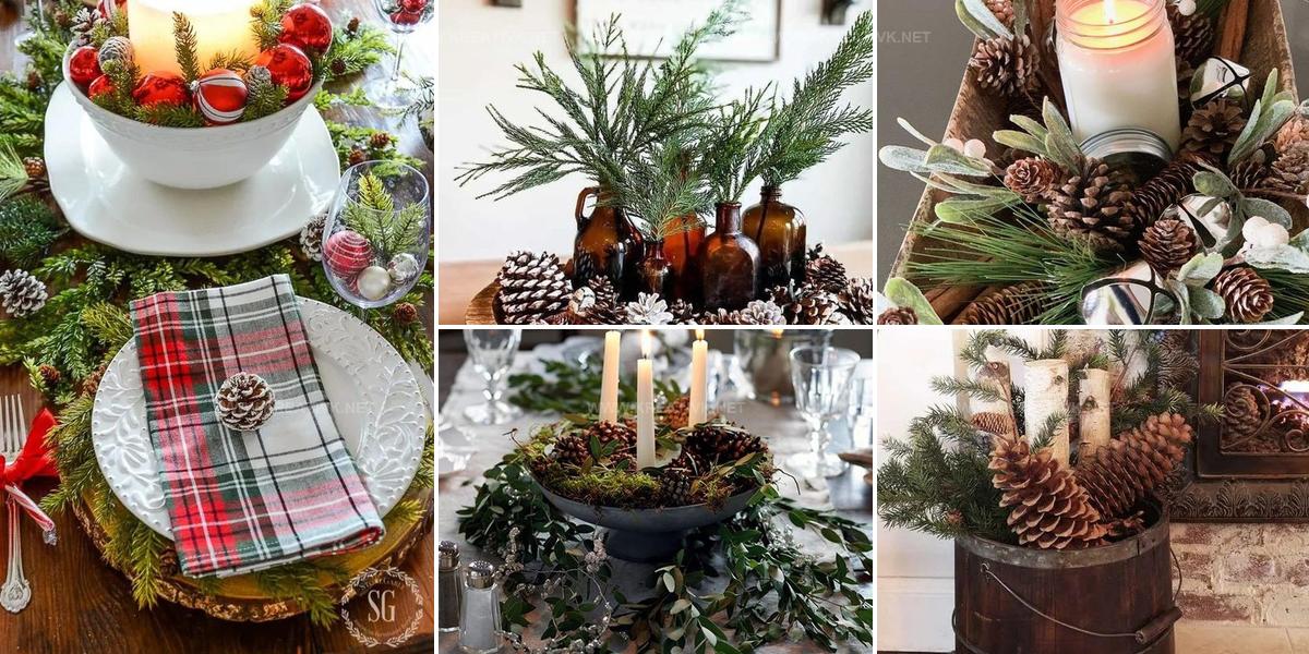 1487069 Pinecone Christmas Decor Ideas