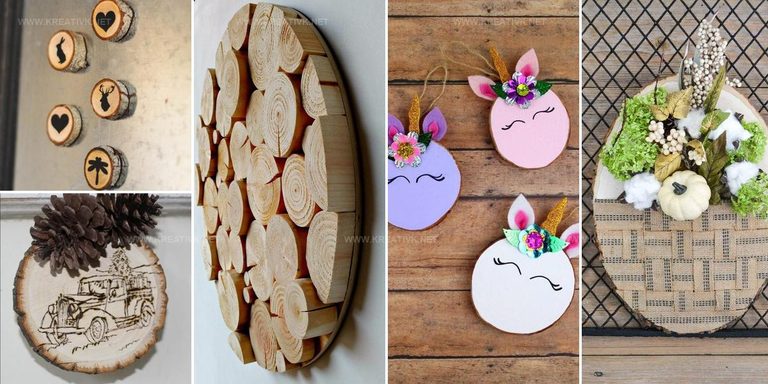 3736254 DIY Wood Slice Painting Ideas