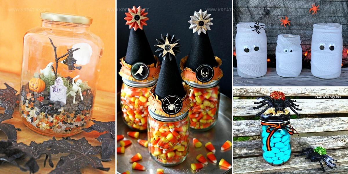 9580698 DIY Mason Jar Halloween Craft Inspiration
