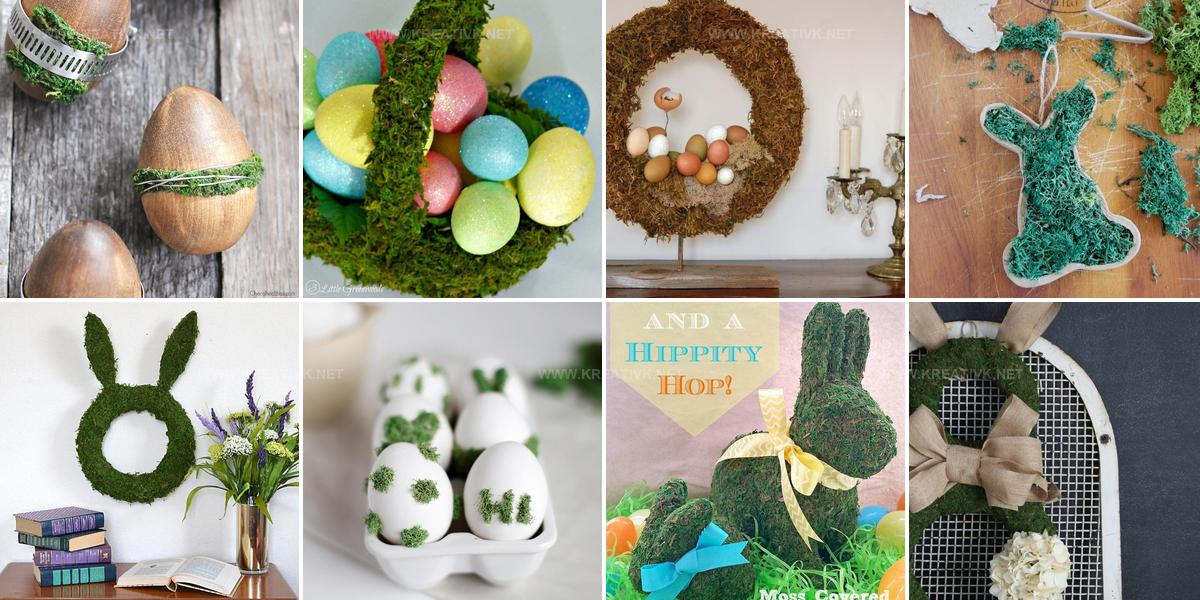 9219437 DIY Moss Easter Craft Ideas