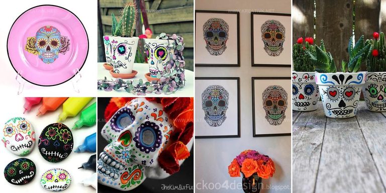 5740773 DIY Sugar Skull Craft Ideas