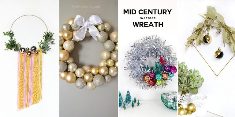 1020355 DIY Christmas Ornament Wreath Ideas