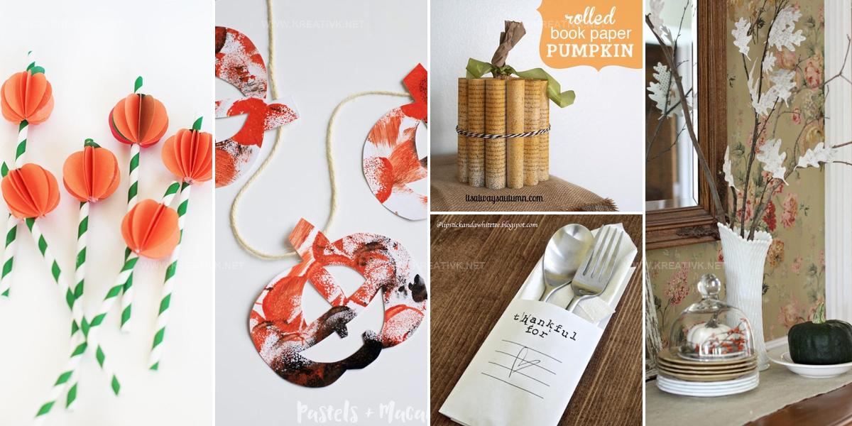 3673119 DIY Fall Paper Decoration Ideas