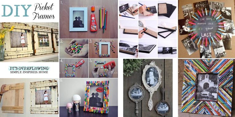 9329282 DIY Photo Frame Craft Ideas