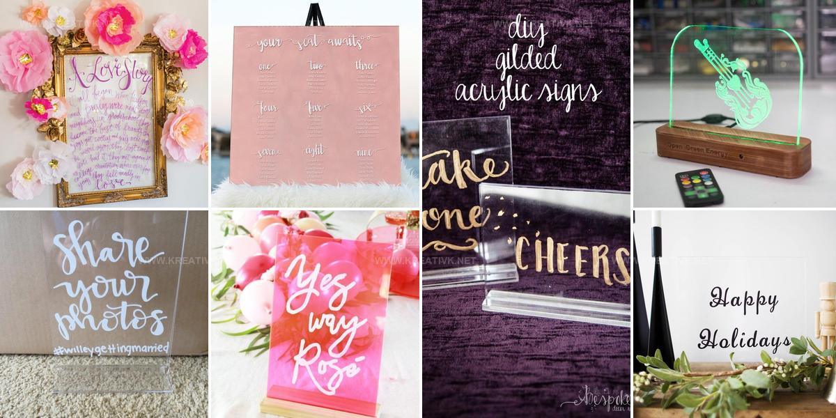 9537252 DIY Acrylic Sign Ideas