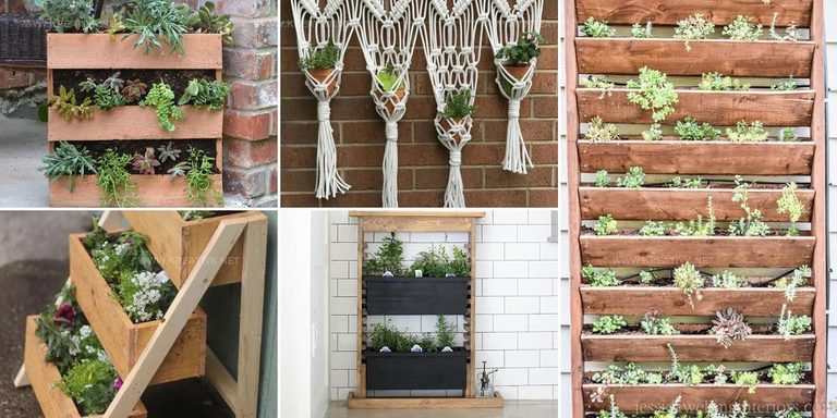 4396852 DIY Vertical Herb Garden Ideas
