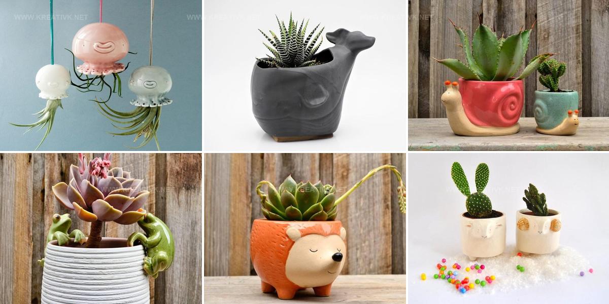 4948604 Ceramic Animal Planter Ideas