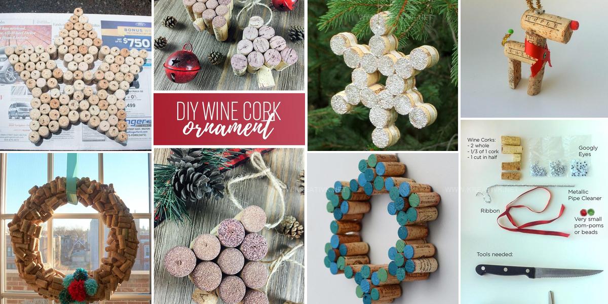 1782480 DIY Wine Cork Christmas Craft Ideas