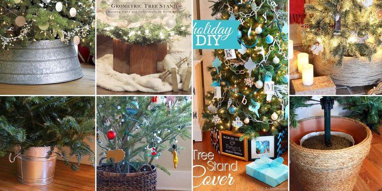 7612684 DIY Christmas Tree Stand Ideas