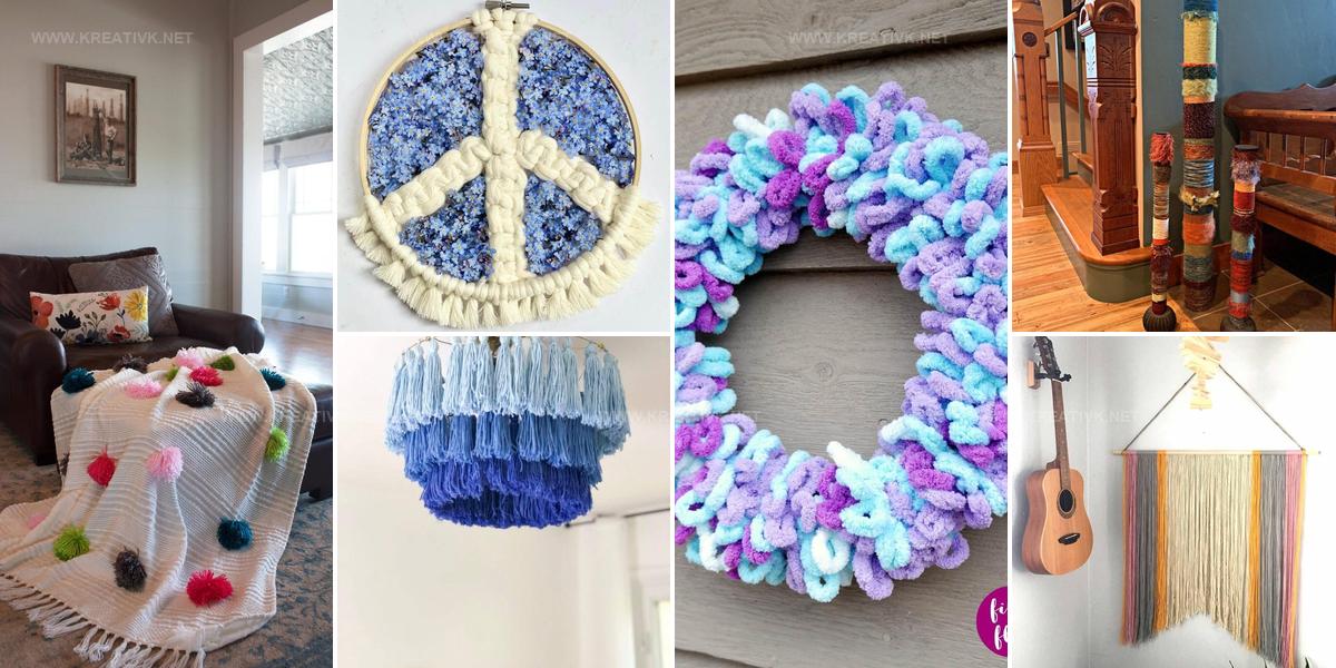 6884288 Homemade Yarn Decor Ideas