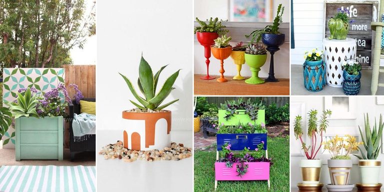 3423829 Cheap Pot Planter Makeover Ideas