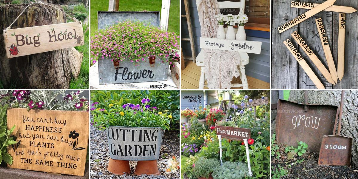 5072223 Homemade Garden Sign Ideas