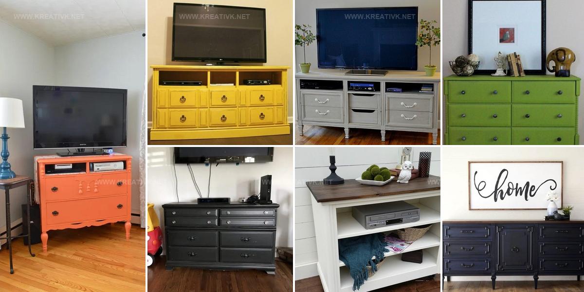 8926346 DIY Dresser TV Stand Ideas
