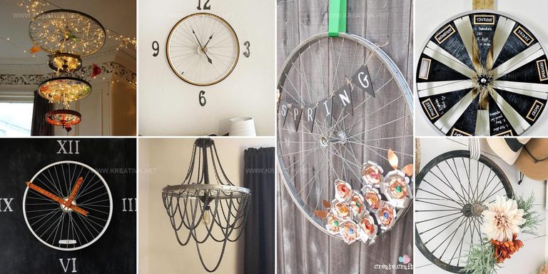 1198121 Old Bike Wheel DIY Ideas