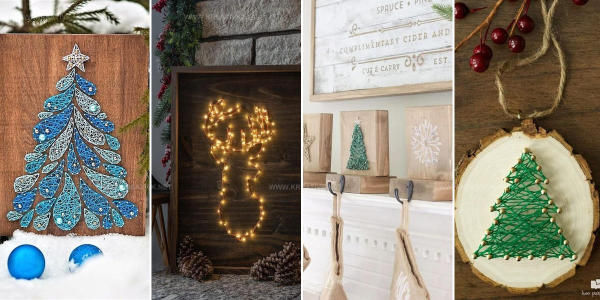 2417846 Christmas String Art Decor Ideas