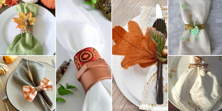 3338513 DIY Thanksgiving Napkin Ring Ideas