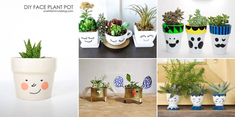 3926909 DIY Face Planter Ideas