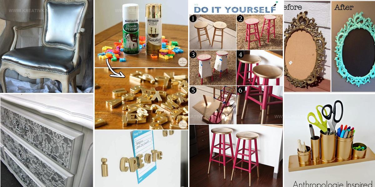 5092532 DIY Spray Paint Makeover Ideas