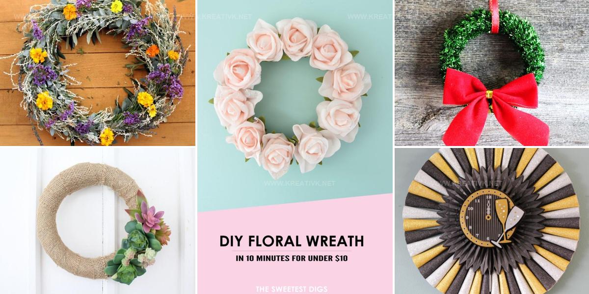 5696365 DIY Dollar Store Wreath Ideas