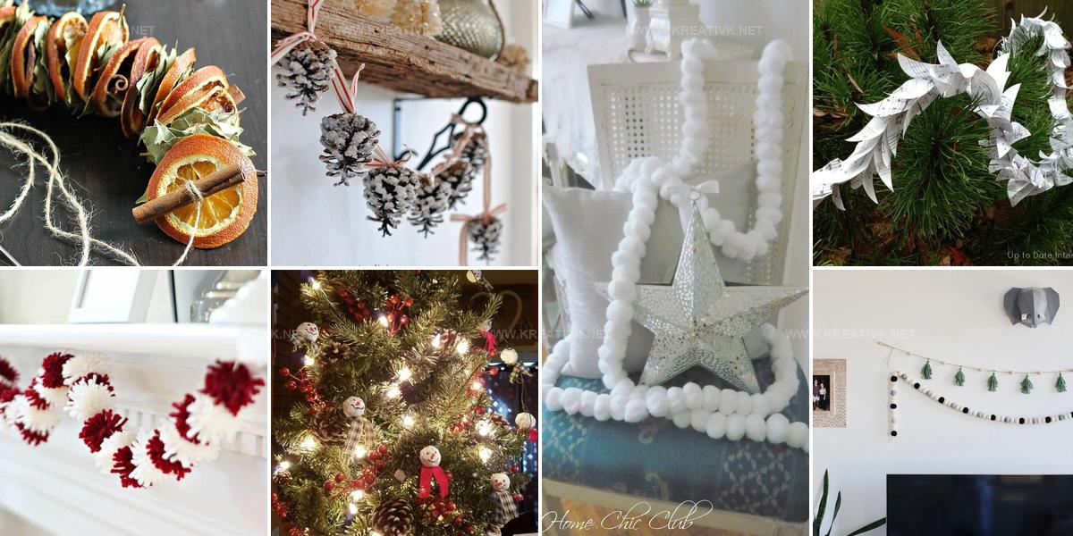 1353854 DIY Christmas Tree Garland Ideas