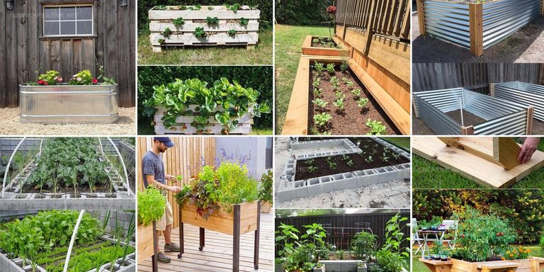 6100916 DIY Raised Garden Bed Styles