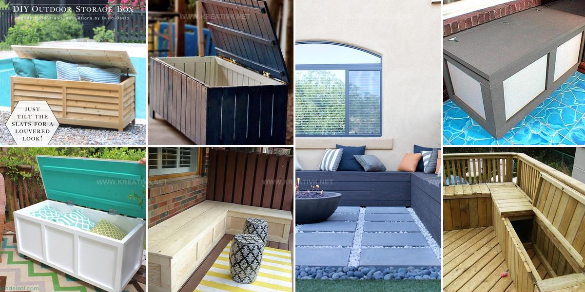 7646285 DIY Outdoor Storage Bench Inspiration