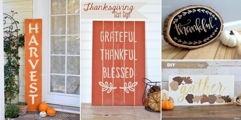 6116308 DIY Thanksgiving Sign Ideas
