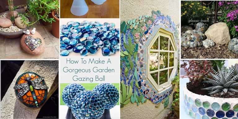 7729694 DIY Mosaic Garden Decoration Ideas