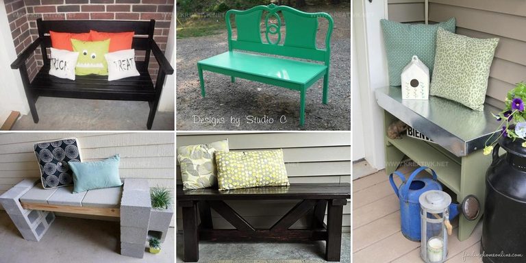 5735358 DIY Front Porch Bench Ideas