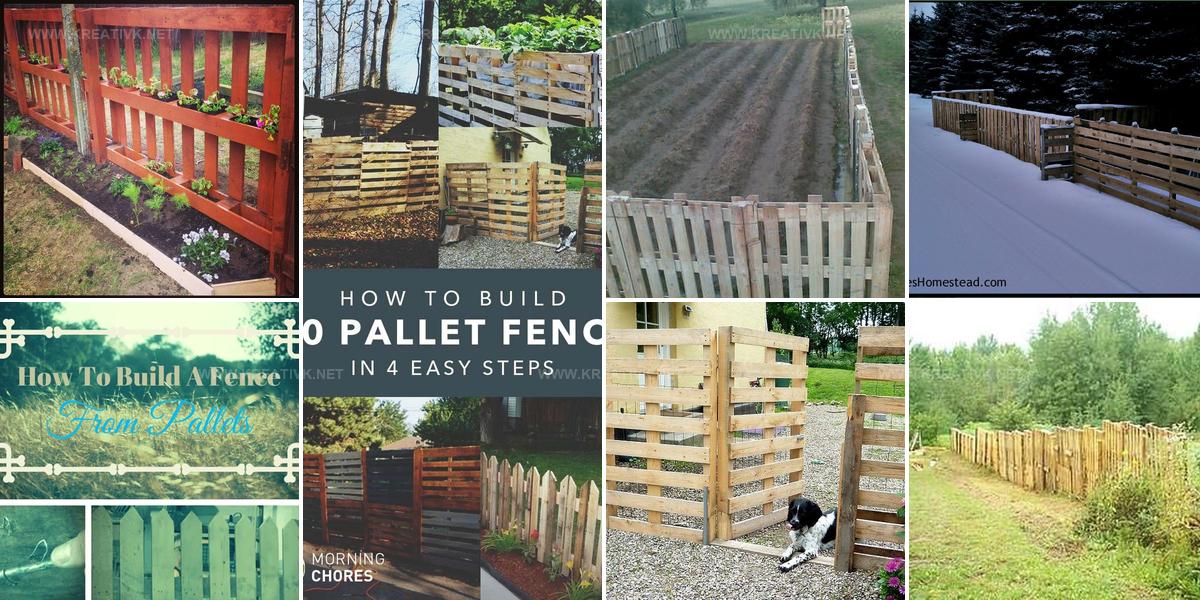 6482398 DIY Pallet Fence Ideas