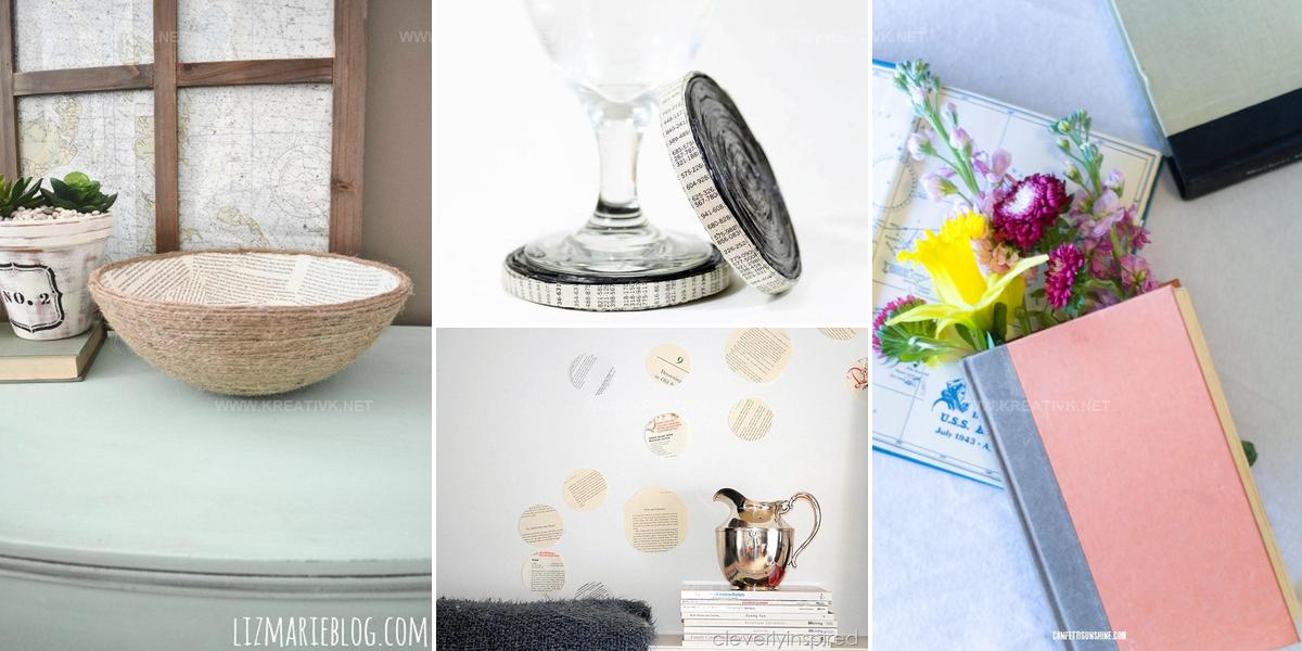 4370830 Old Book Craft Ideas