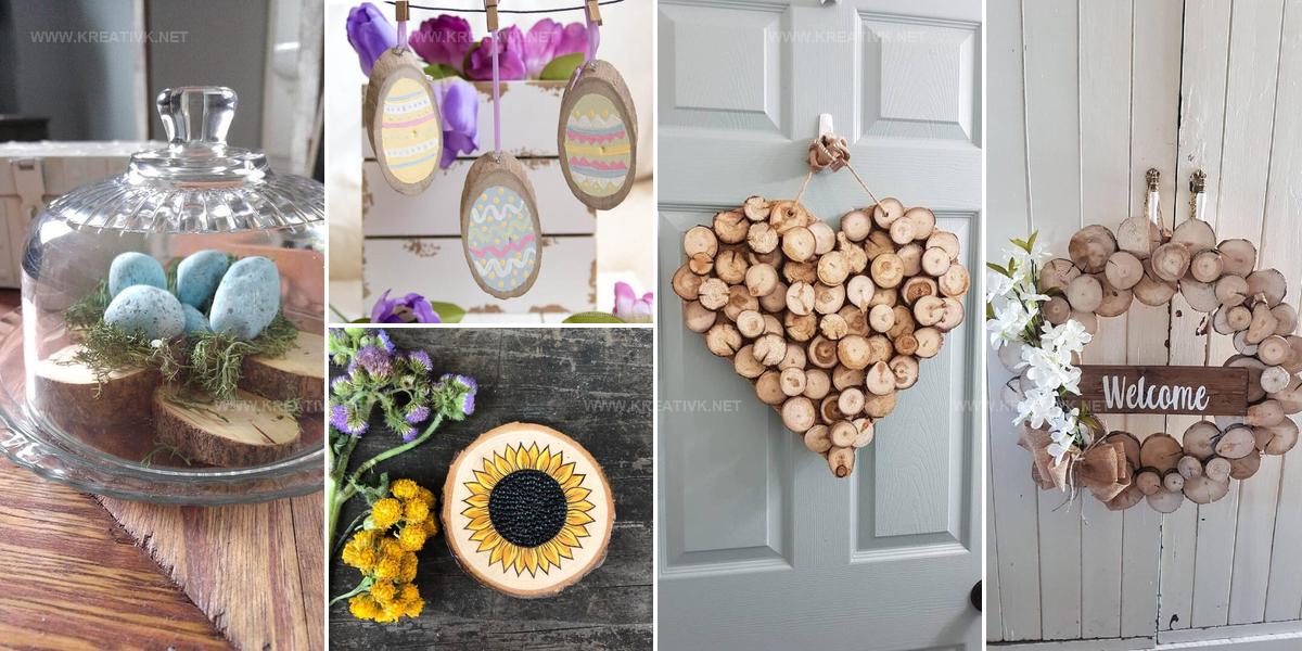 1211038 Spring Wood Slice Decor Ideas