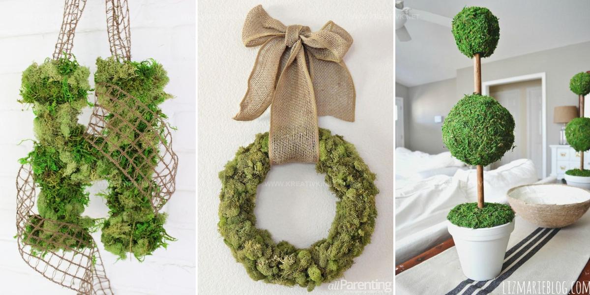 4565432 DIY Outdoor Moss Decoration Ideas