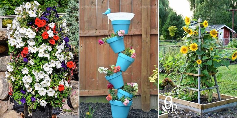 5847642 DIY Flower Tower Styles