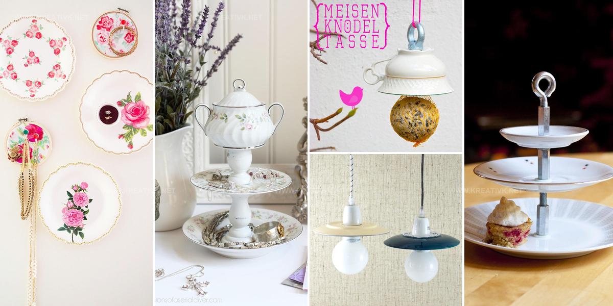 9418123 Old China Repurpose Ideas